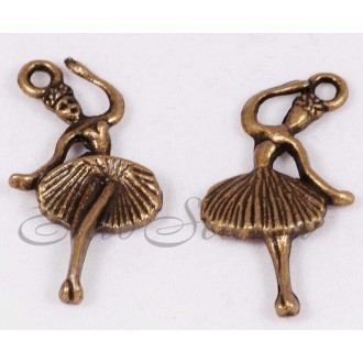 Подвеска мет.№391 15х26мм цв.Ant.Bronze (цена за 1шт)